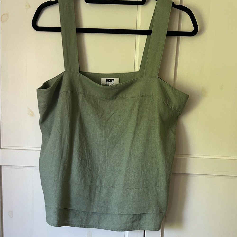 DKNY Sage Green Women's Tank Top